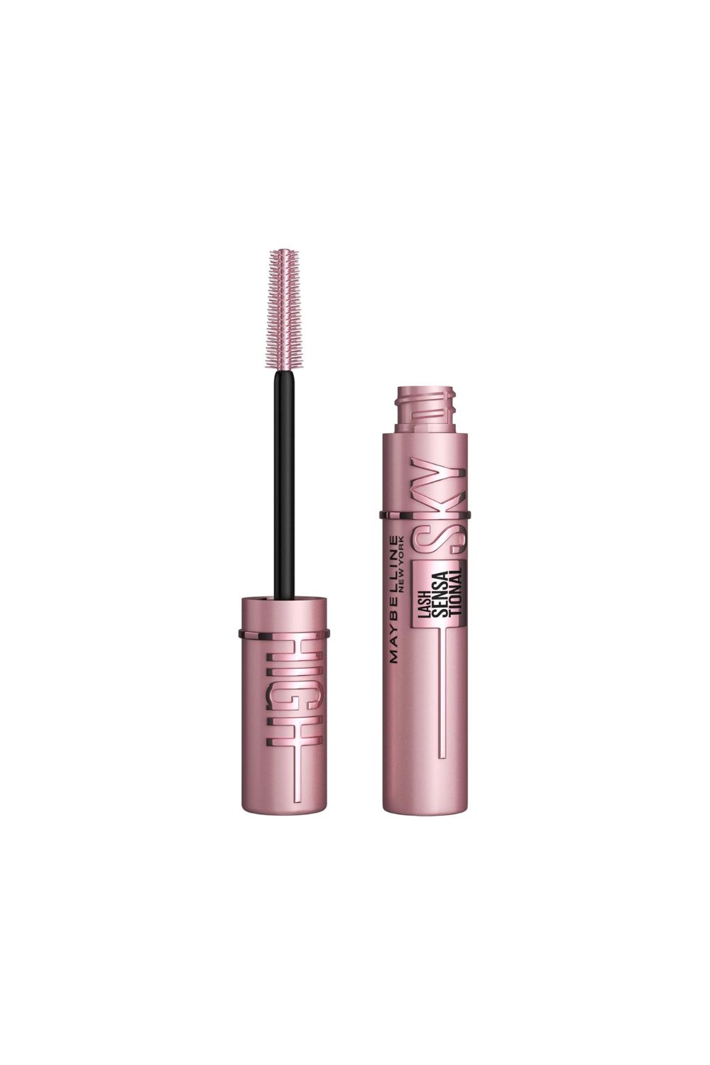 maybelline sky high mascara lengthening volumizing blackest black lashes