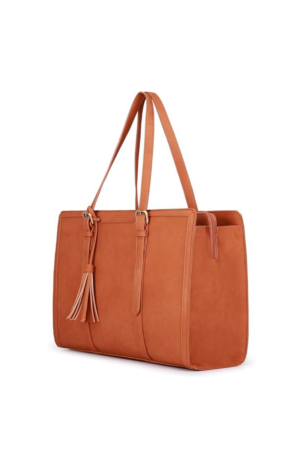 laptop bag for women ecosusi 15.6 inch work tote pu leather office bag