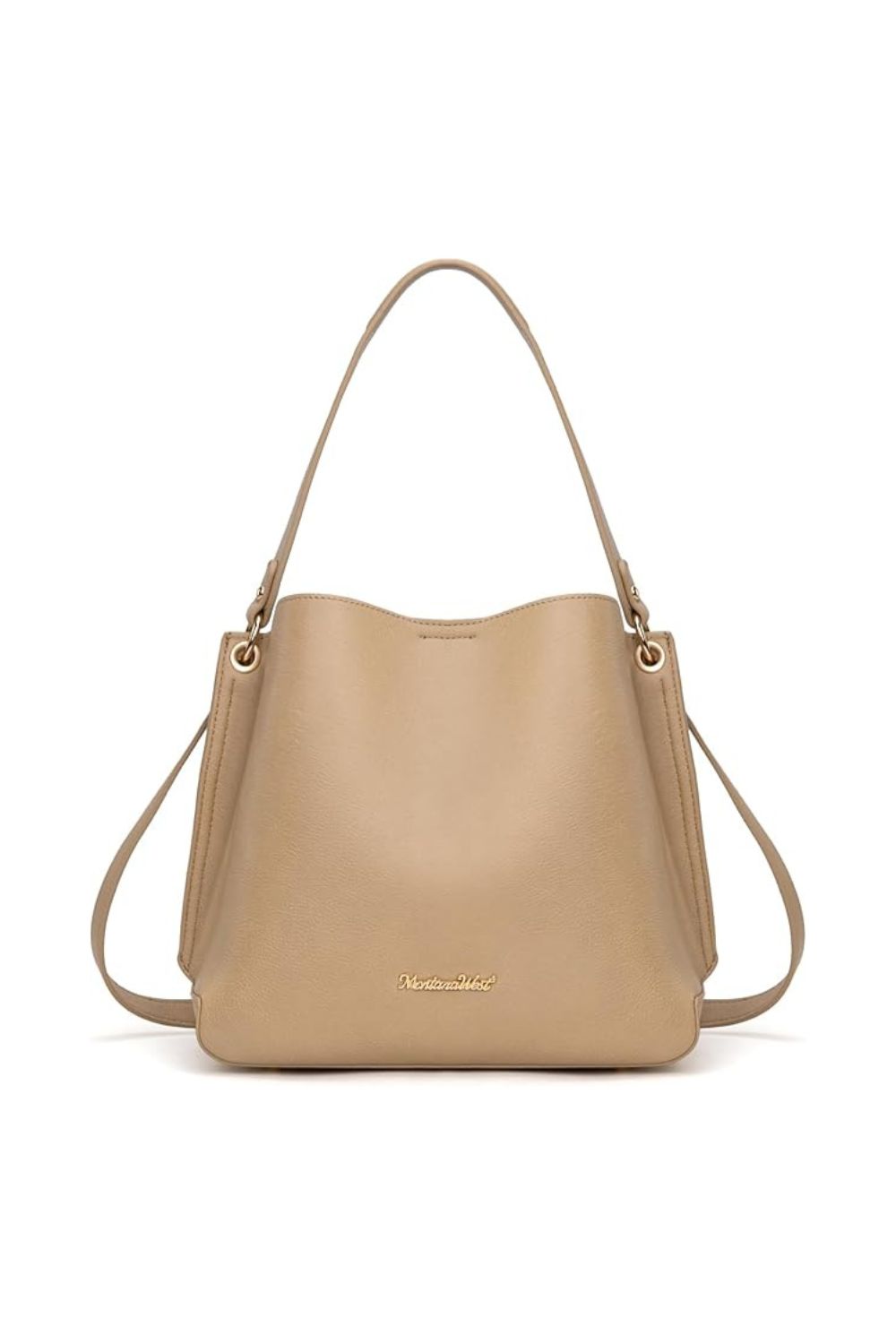 Montana West Hobo Purse Bucket Shoulder Bag with Crossbody Strap