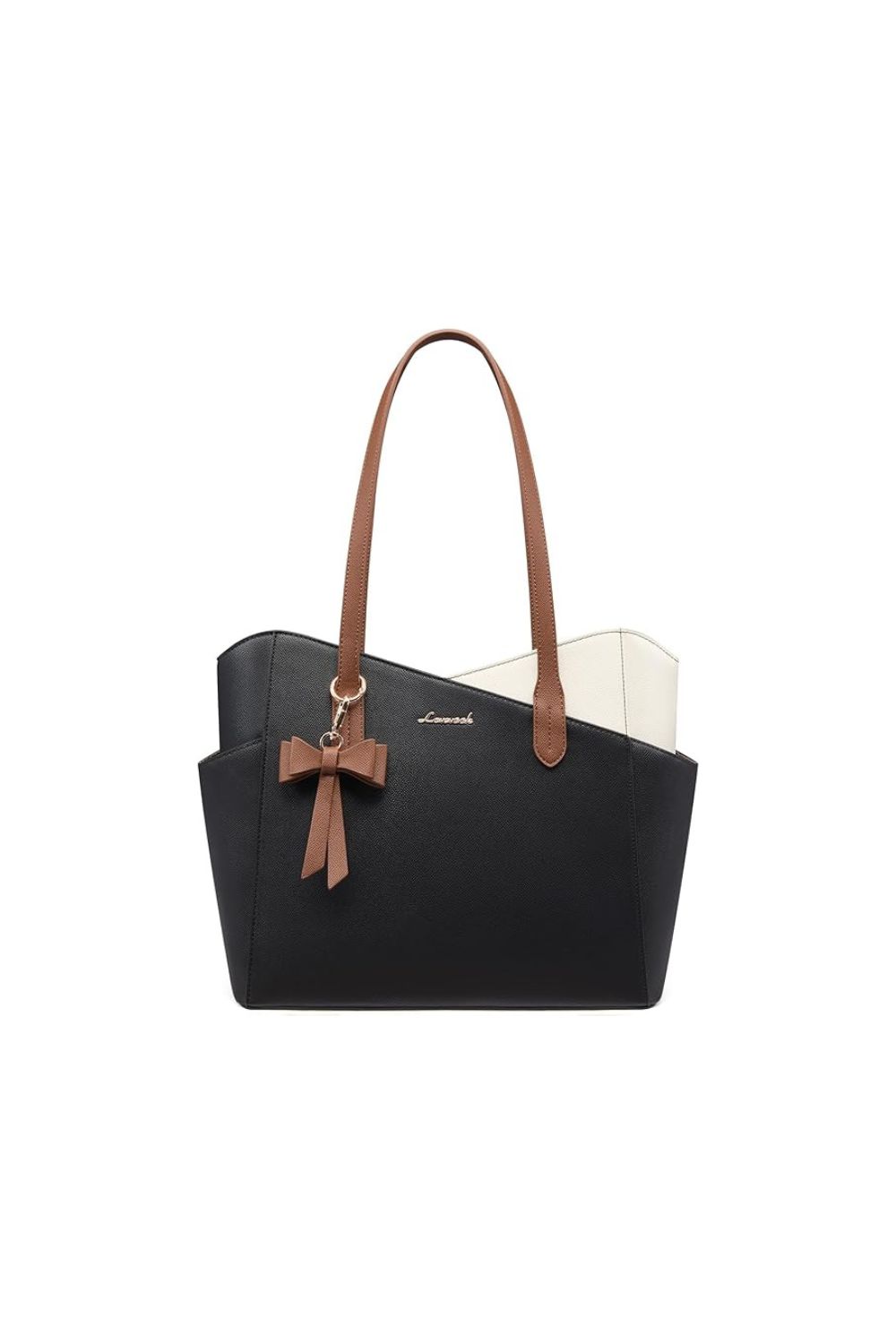 LOVEVOOK small tote purse with 2026 structured PU leather design