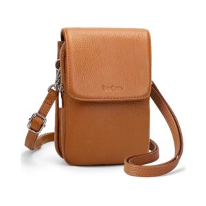befen leather phone crossbody bag with RFID blocking card slots