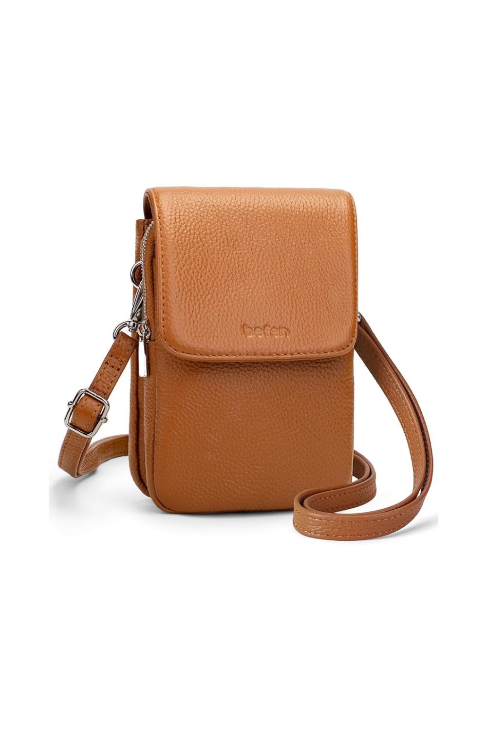 befen leather phone crossbody bag with RFID blocking card slots