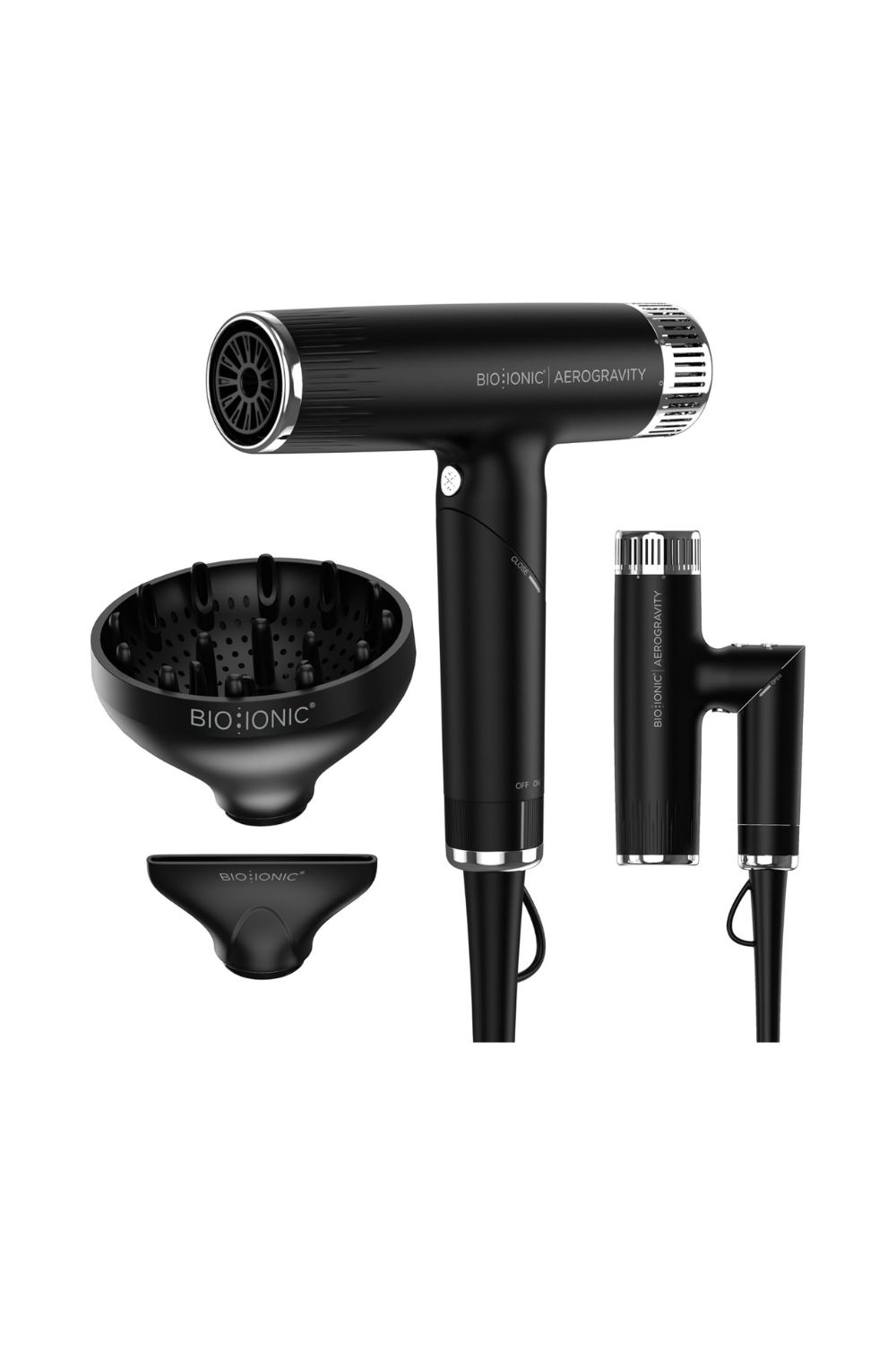 Bio Ionic AeroGravity Featherlight Hair Dryer for Frizz-Free Styling