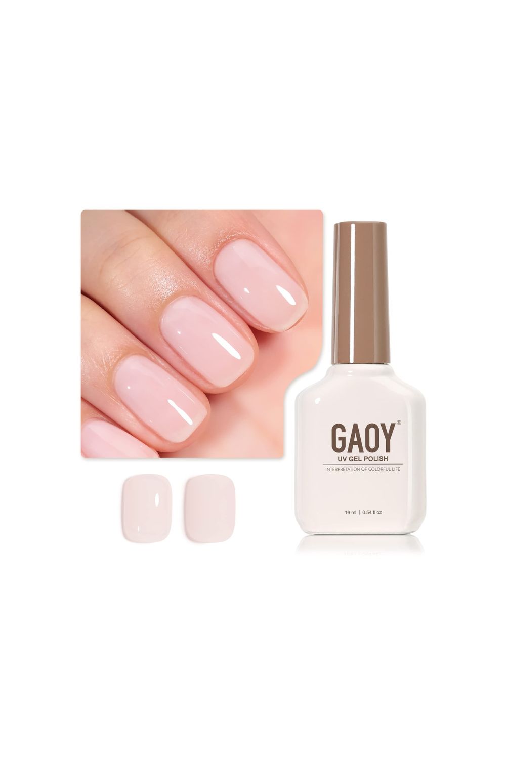 gel nail polish sheer light pink jelly uv led nail polish long lasting manicure