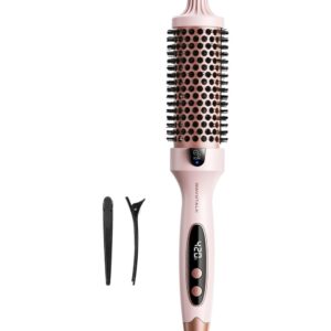 Wavytalk 1.5 inch thermal round brush in Sakura pink with ionic technology