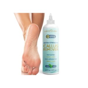 Professional foot callus remover gel with precision applicator and gloves
