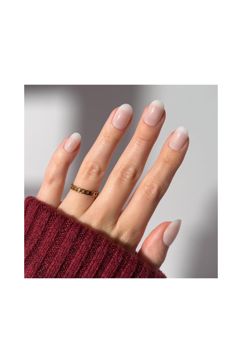 Glamnetic milky white nails milk bath press on nails with glossy finish