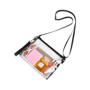 Bagenius clear bag for stadium events with detachable strap