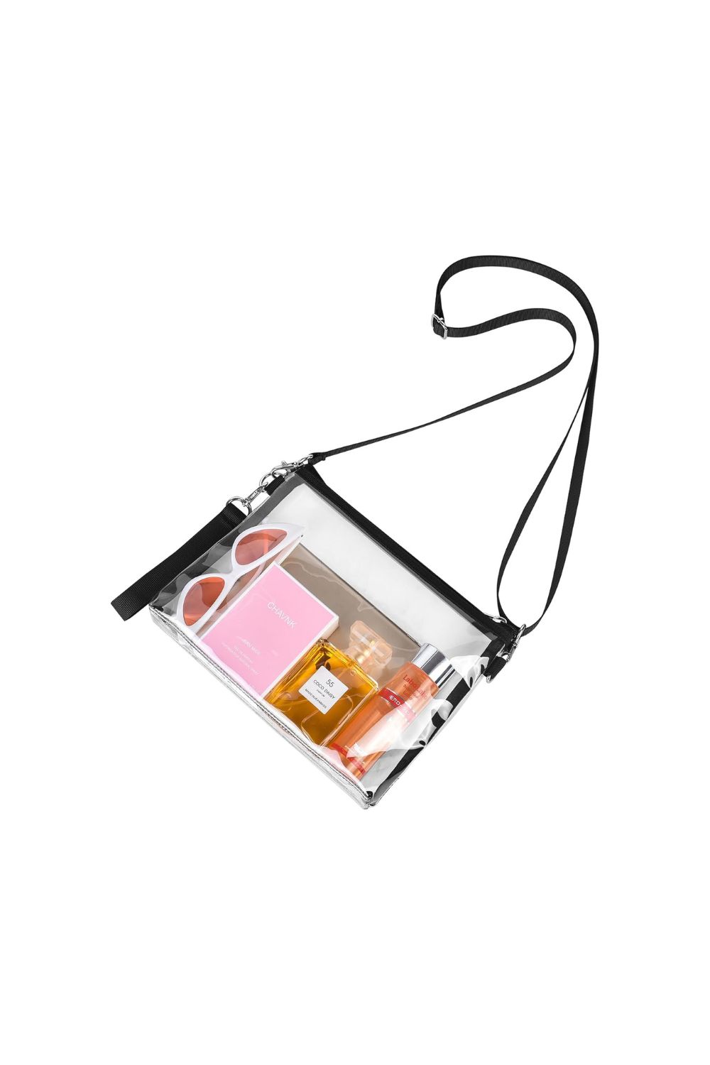 Bagenius clear bag for stadium events with detachable strap