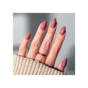 Glamnetic muted mauve purple nails mauve obsession press on kit