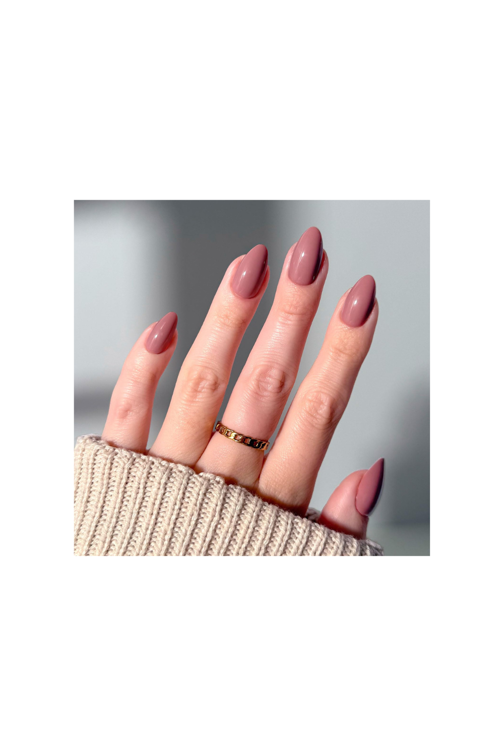 Glamnetic muted mauve purple nails mauve obsession press on kit