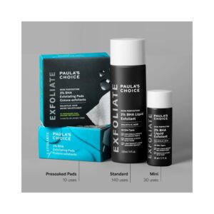Paula's Choice 2% BHA Liquid Exfoliant bottle for pore cleaning and blackhead treatment