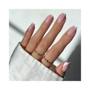 Classy French Press On Nails Glamnetic Medium Square
