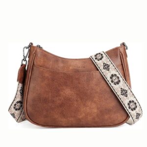 Professional APHISON Trendy Leather Crossbody Purse crafted from premium vegan leather with an adjustable strap.