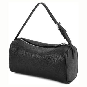 Professional hobo crossbody bags for women crafted from soft PU leather in a chic barrel shape.