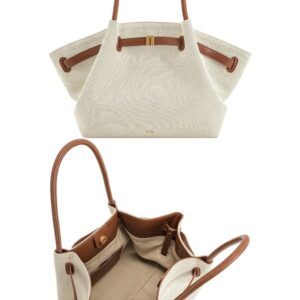 Professional JW PEI Women's Hana Medium Tote Bag crafted from durable canvas with a comfortable handle drop.