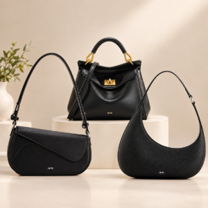 JW PEI luxury vegan leather handbags and shoulder bags with gold hardware